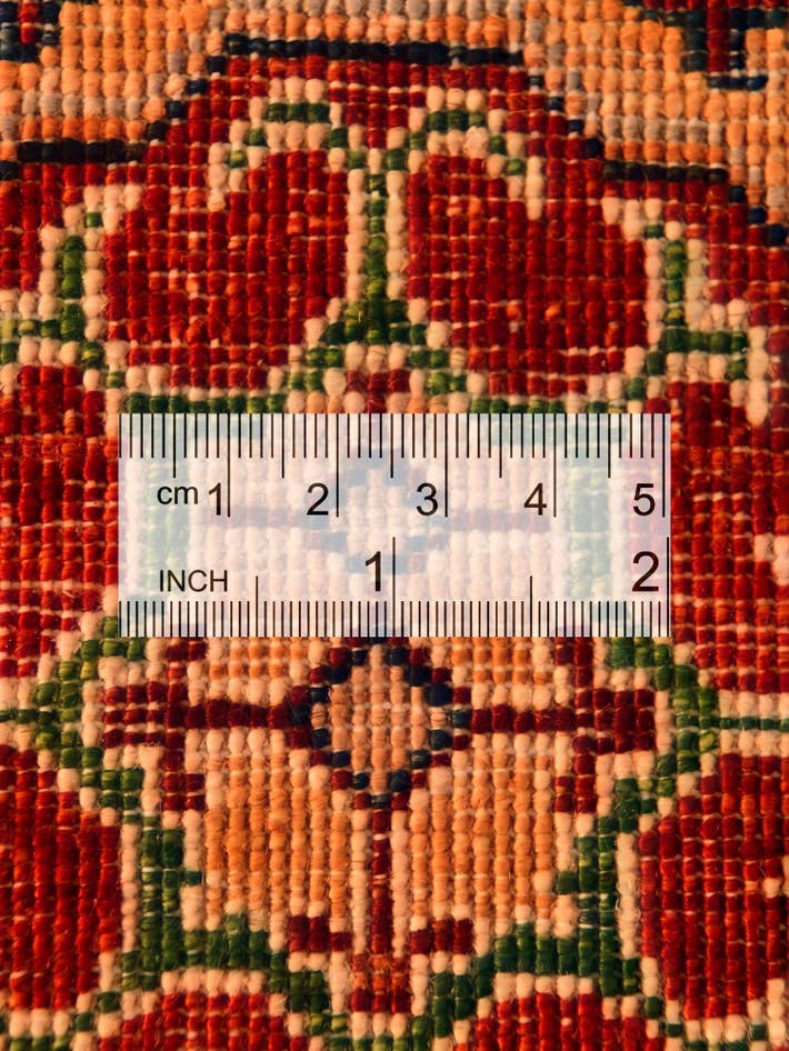 Detail image of 6' 6 x 9' 5 Hand Knotted Mamluk Ziegler Rug