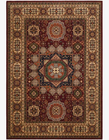 6' 6 x 9' 5 Hand Knotted Mamluk Ziegler Rug