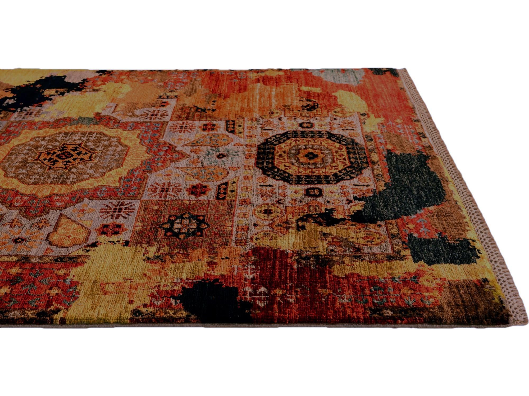 3' 5 x 5' 1 Hand Knotted Mamluk Ziegler Rug