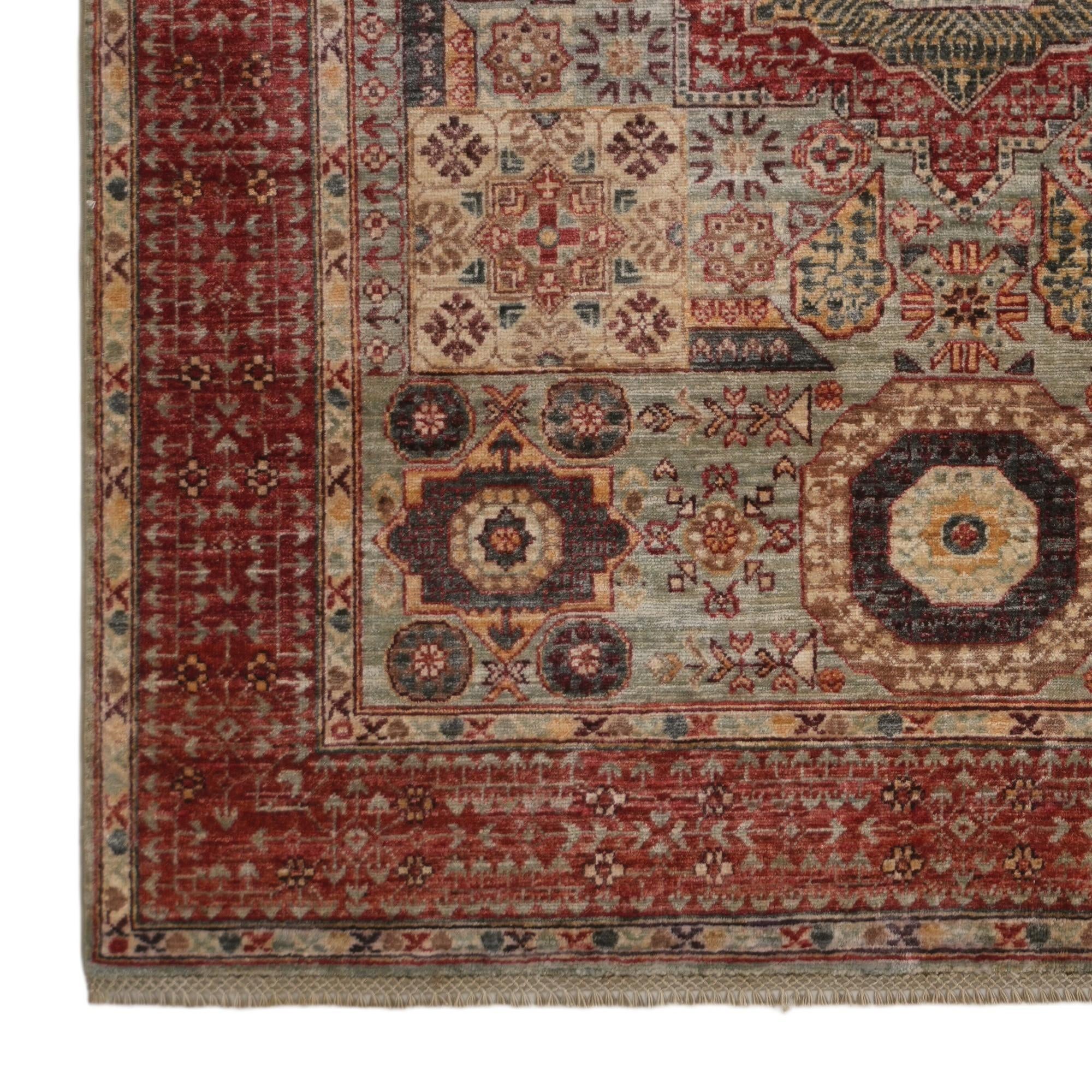 5' x 6' 7 Hand Knotted Mamluk Ziegler Rug