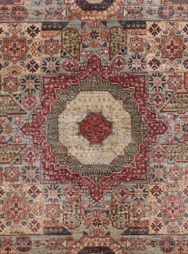 5' x 6' 7 Hand Knotted Mamluk Ziegler Rug