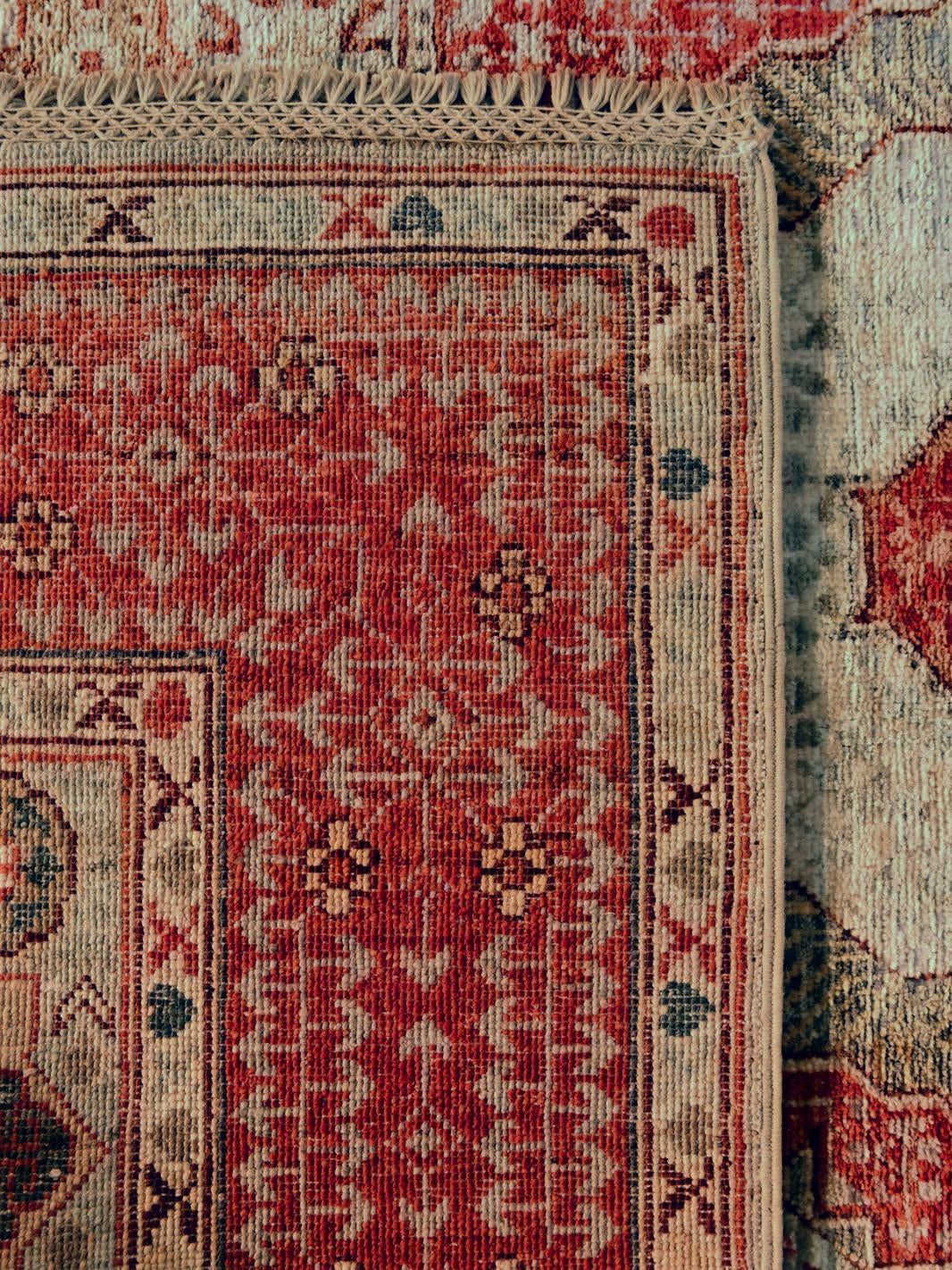 155cm x 200cm Hand Knotted Mamluk Ziegler Rug