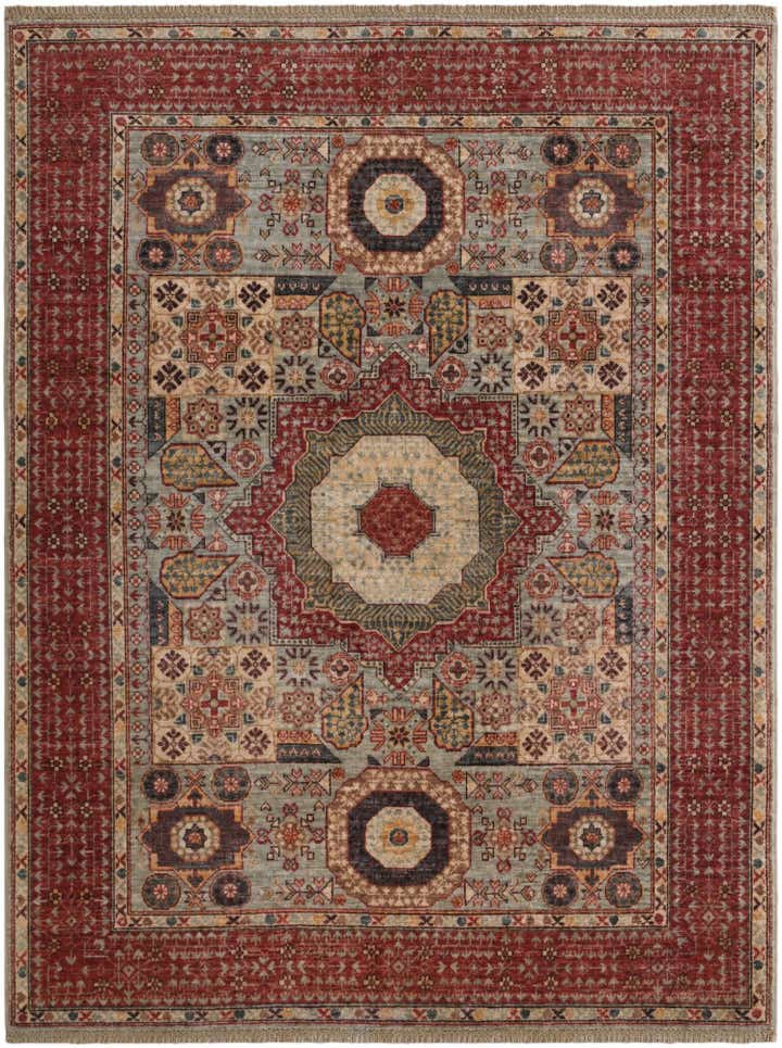 5' x 6' 7 Hand Knotted Mamluk Ziegler Rug