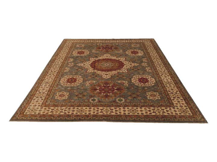 8' 2 x 11' 4 Hand Knotted Mamluk Ziegler Rug