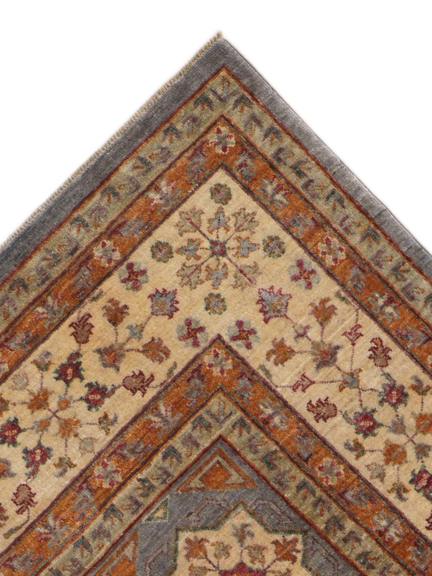 8' 2 x 11' 4 Hand Knotted Mamluk Ziegler Rug