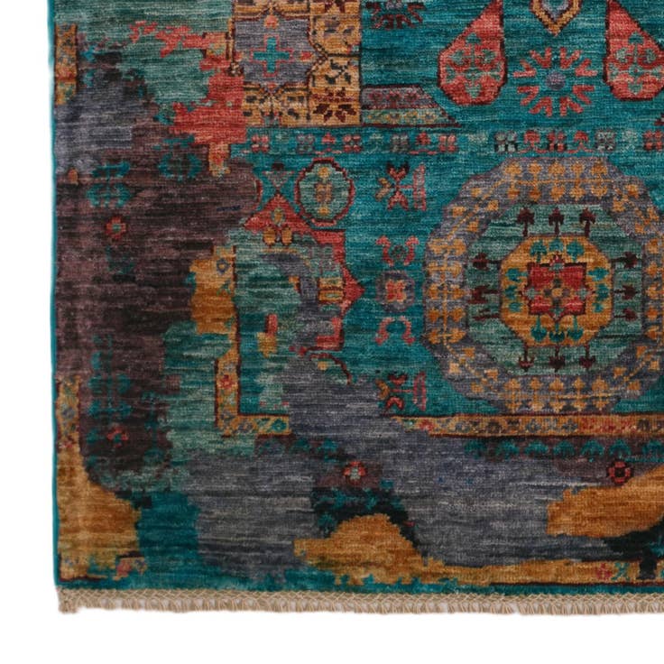 Detail image of 3' 3 x 4' 11 Hand Knotted Mamluk Ziegler Rug