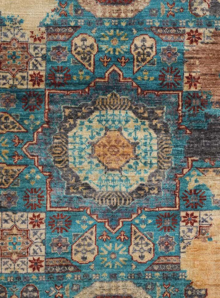 3' 7 x 4' 9 Hand Knotted Mamluk Ziegler Rug