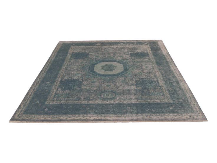 Detail image of 8' 6 x 10' Hand Knotted Mamluk Ziegler Rug