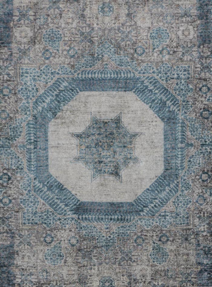 Detail image of 8' 6 x 10' Hand Knotted Mamluk Ziegler Rug