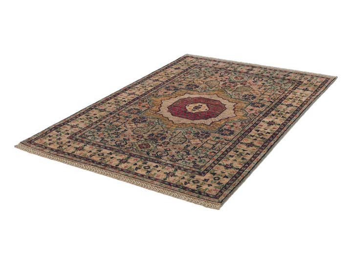 3' 5 x 5' Hand Knotted Mamluk Ziegler Rug