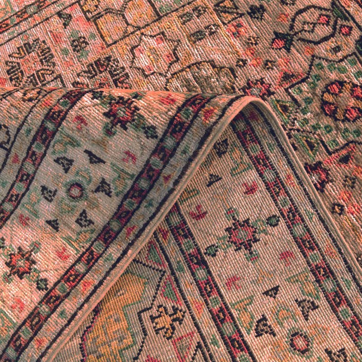 Detail image of 3' 5 x 5' Hand Knotted Mamluk Ziegler Rug