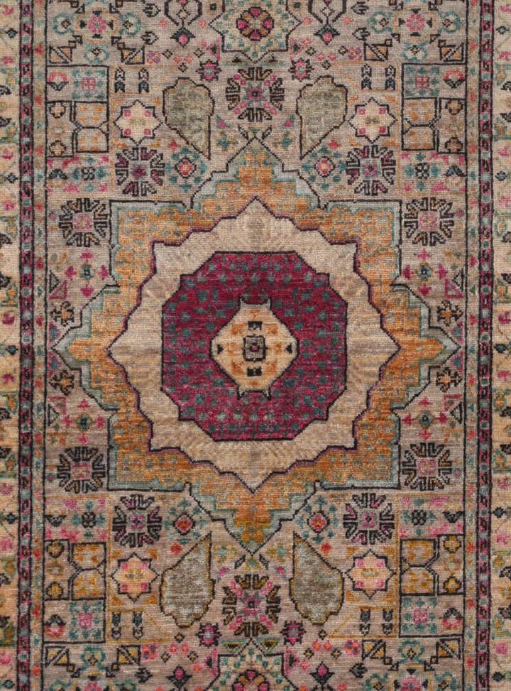 3' 5 x 5' Hand Knotted Mamluk Ziegler Rug