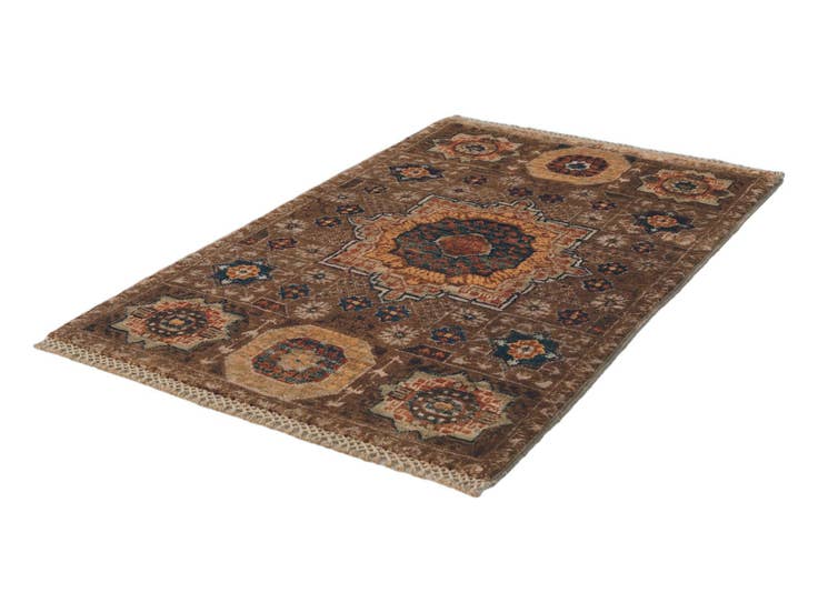Detail image of 2' x 3' 2 Hand Knotted Mamluk Ziegler Rug