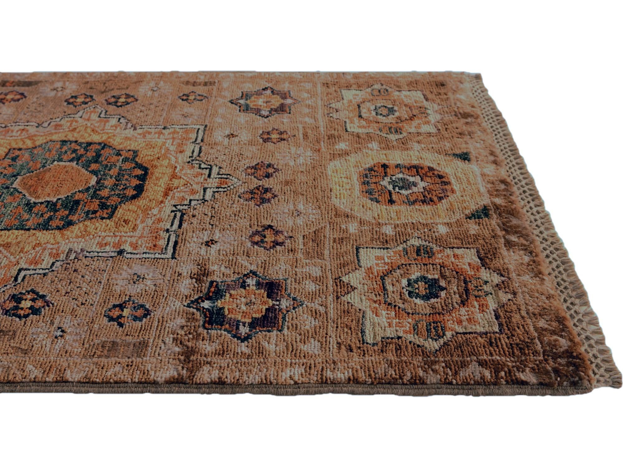 2' x 3' 2 Hand Knotted Mamluk Ziegler Rug