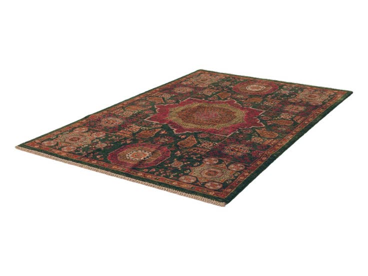 Detail image of 4' x 7' 3 Hand Knotted Mamluk Ziegler Rug
