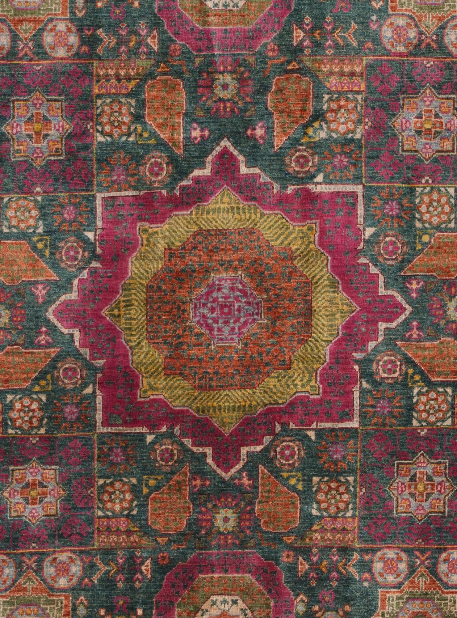4' x 7' 3 Hand Knotted Mamluk Ziegler Rug