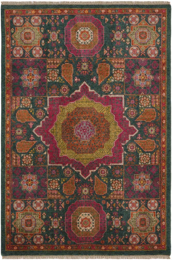 4' x 7' 3 Hand Knotted Mamluk Ziegler Rug