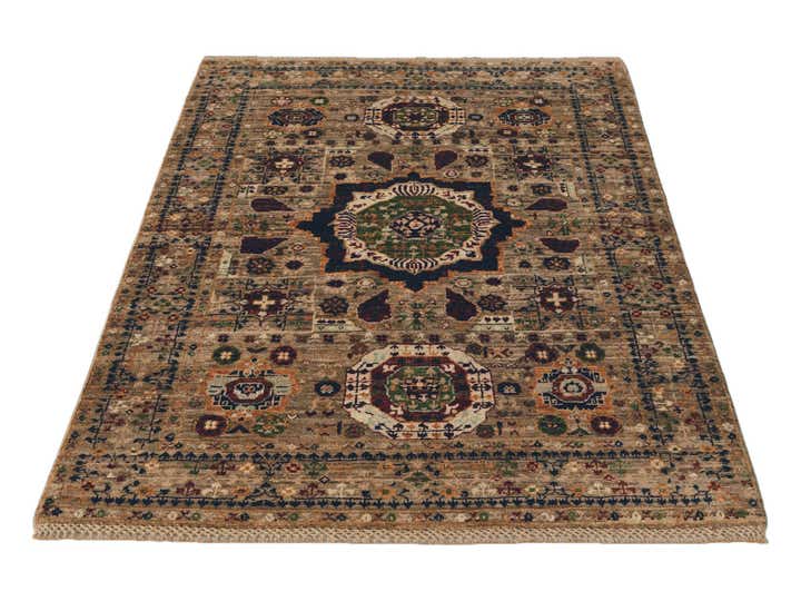 3' 5 x 5' 1 Hand Knotted Mamluk Ziegler Rug