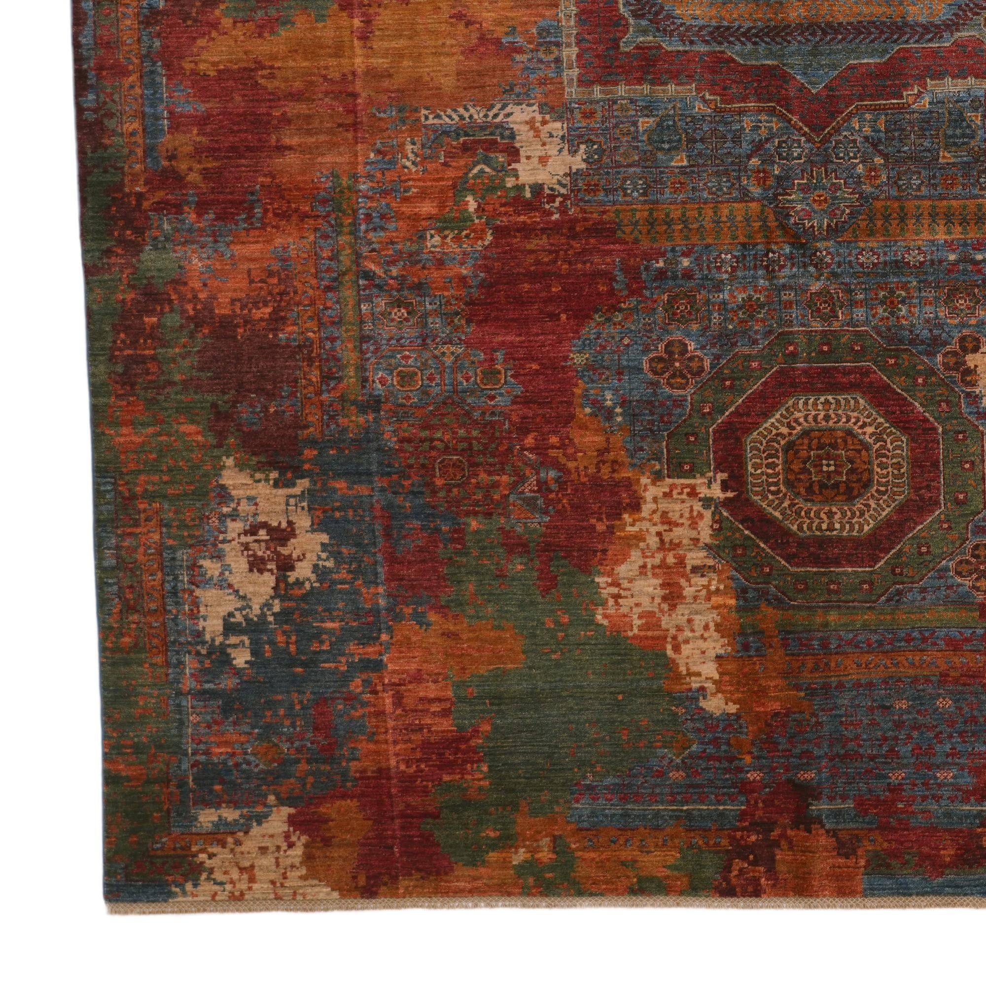 10' x 13' 1 Hand Knotted Mamluk Ziegler Rug