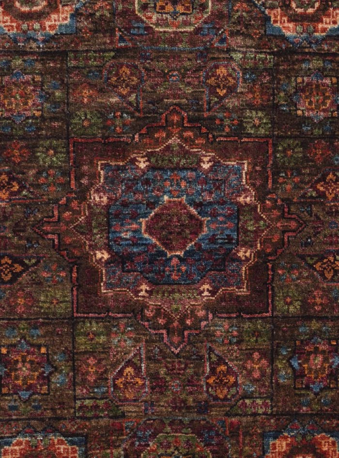 Detail image of 2' x 3' Hand Knotted Mamluk Ziegler Rug