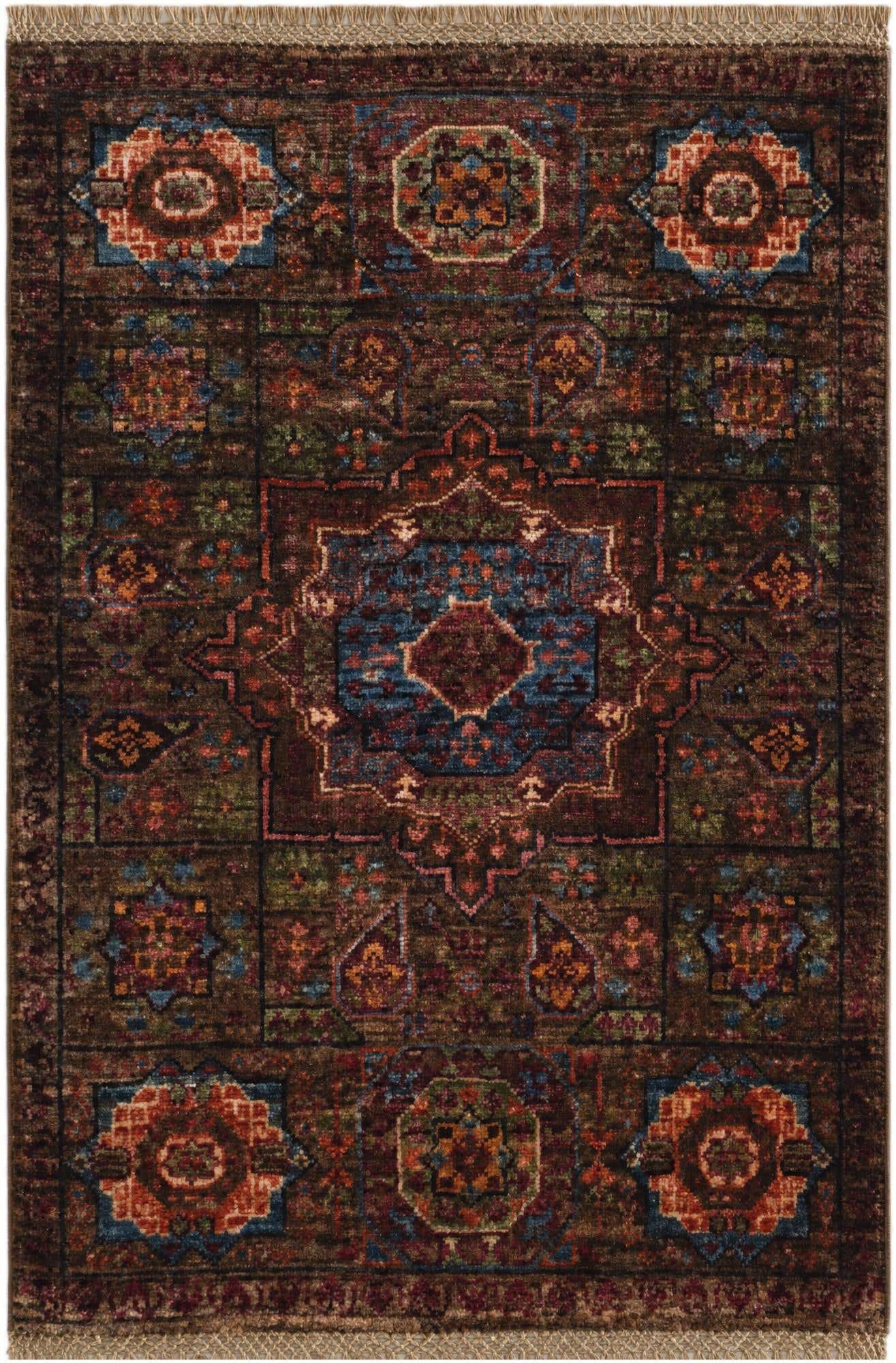 2' x 3' Hand Knotted Mamluk Ziegler Rug