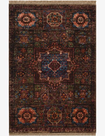 2' x 3' Hand Knotted Mamluk Ziegler Rug
