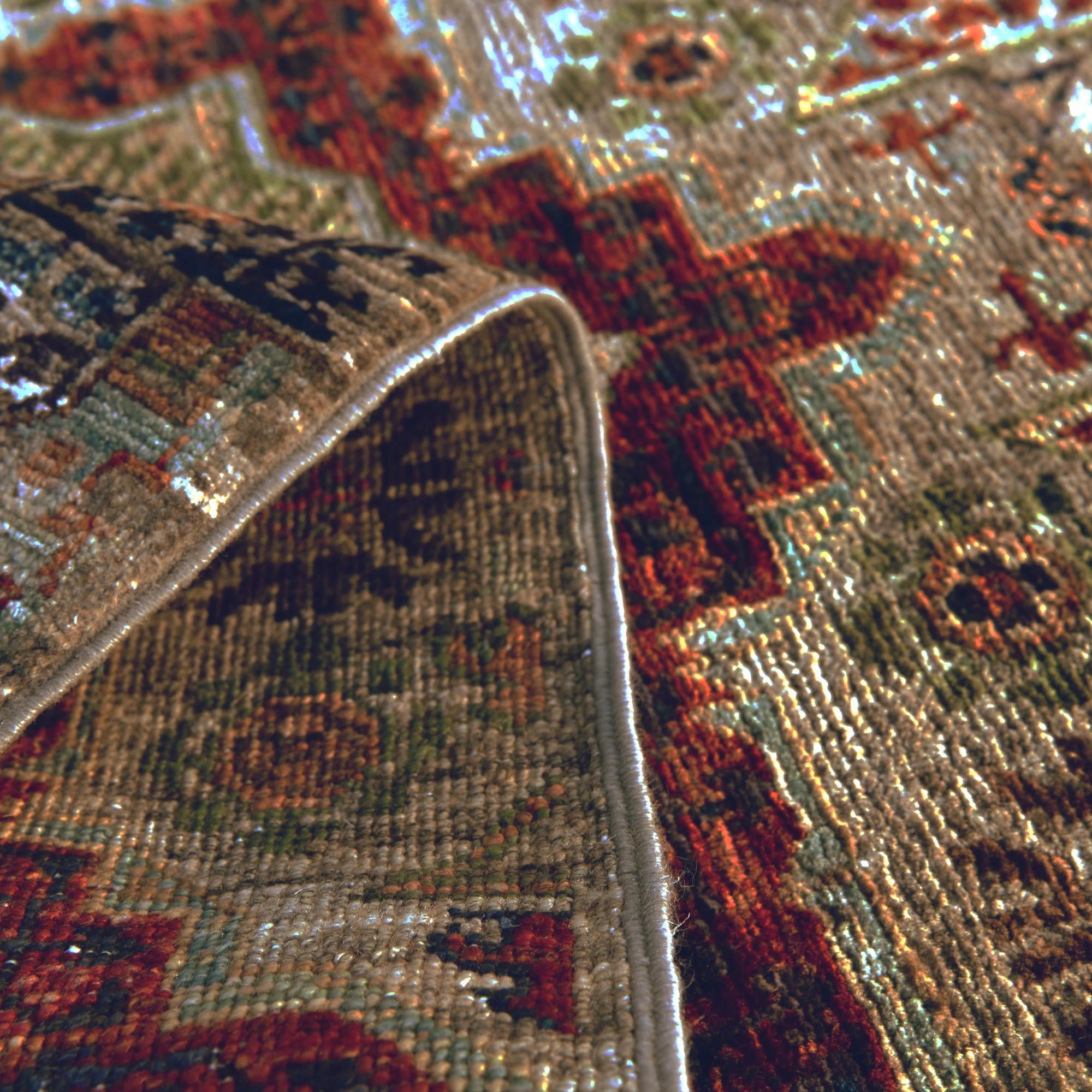 2' x 2' 11 Hand Knotted Mamluk Ziegler Rug