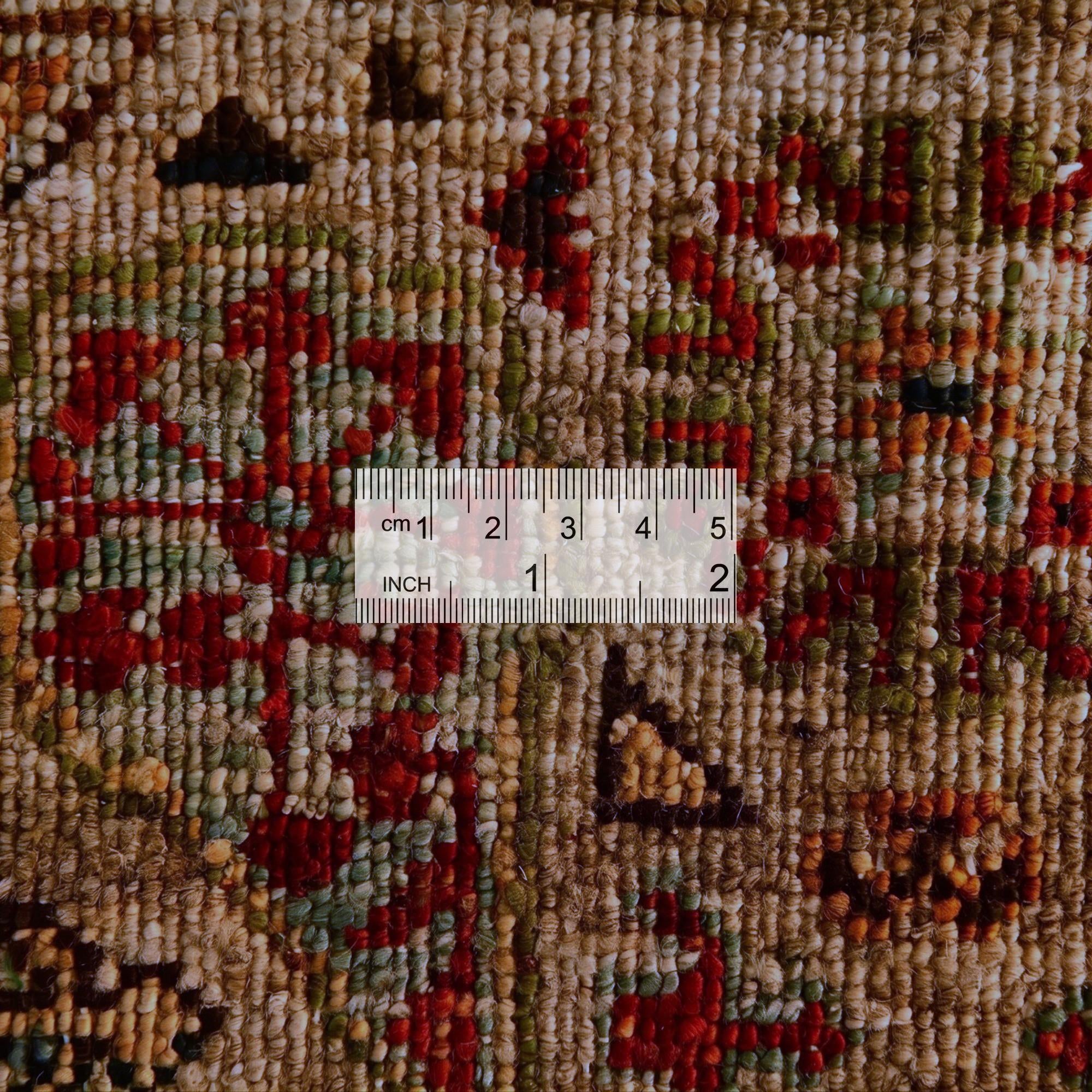 2' x 2' 11 Hand Knotted Mamluk Ziegler Rug