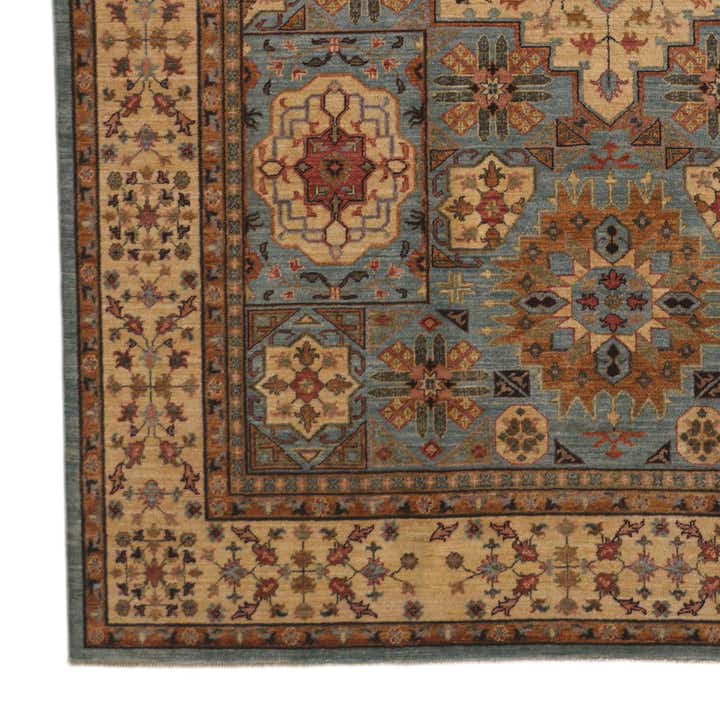 6' 11 x 9' 9 Hand Knotted Mamluk Ziegler Rug