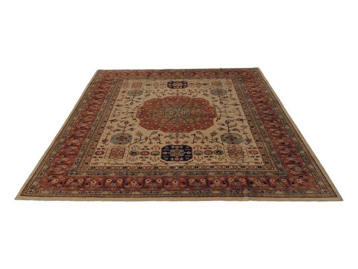8' 1 x 9' 10 Hand Knotted Mamluk Ziegler Rug