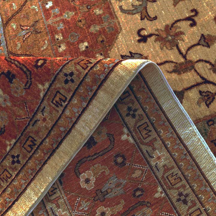 8' 1 x 9' 10 Hand Knotted Mamluk Ziegler Rug