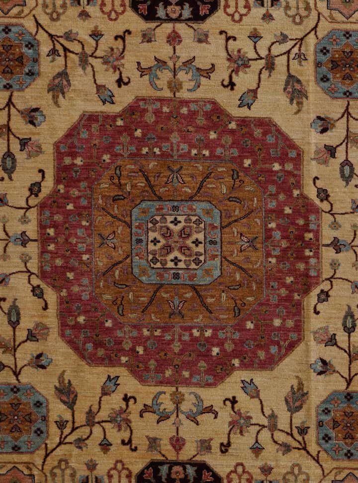 8' 1 x 9' 10 Hand Knotted Mamluk Ziegler Rug