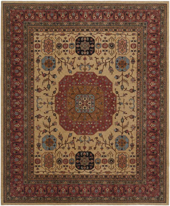 8' 1 x 9' 10 Hand Knotted Mamluk Ziegler Rug