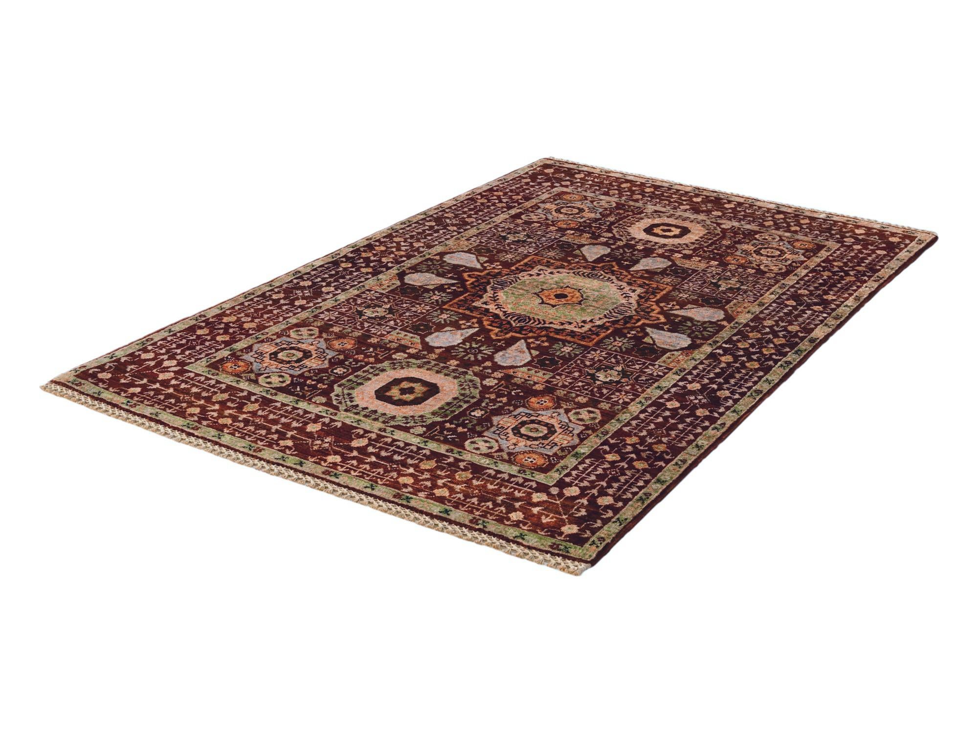 3' 5 x 5' 3 Hand Knotted Mamluk Ziegler Rug