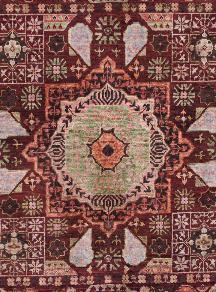 3' 5 x 5' 3 Hand Knotted Mamluk Ziegler Rug