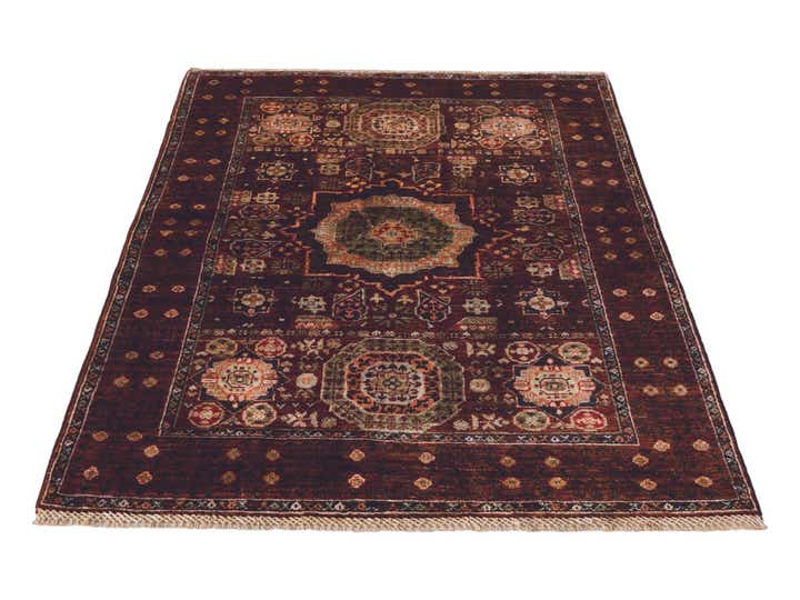 3' 6 x 5' 1 Hand Knotted Mamluk Ziegler Rug