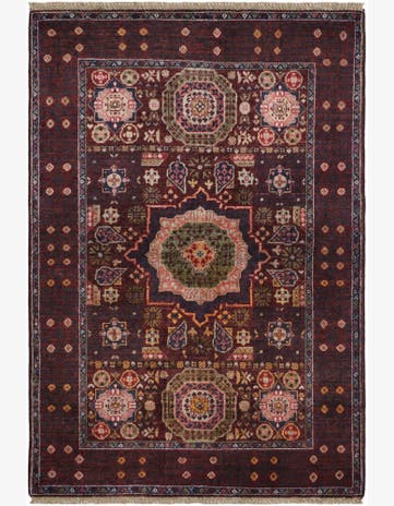 3' 6 x 5' 1 Hand Knotted Mamluk Ziegler Rug