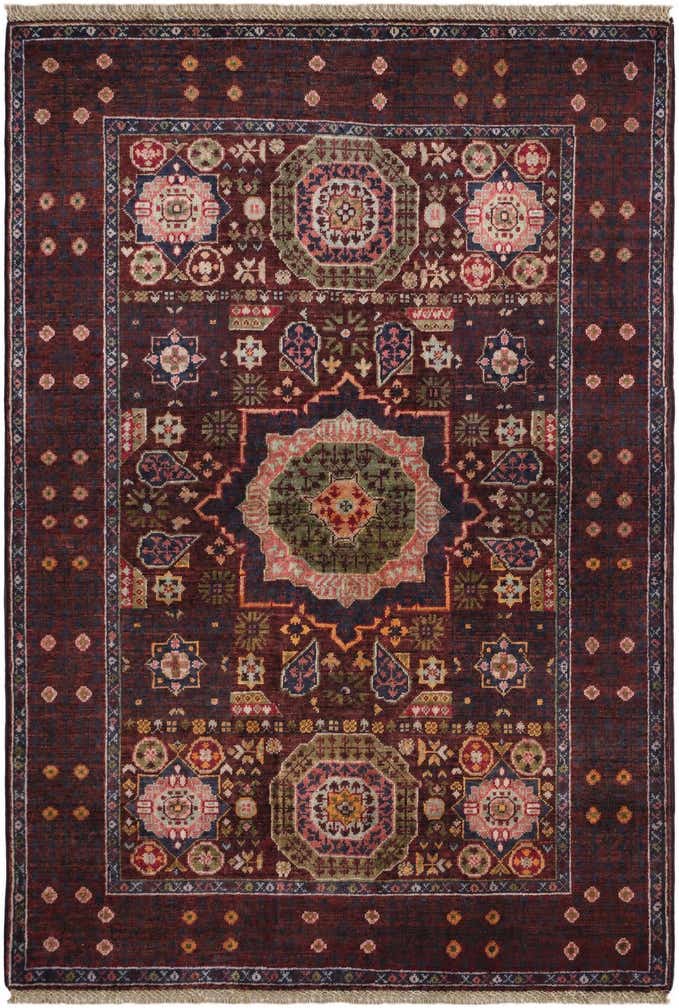 3' 6 x 5' 1 Hand Knotted Mamluk Ziegler Rug