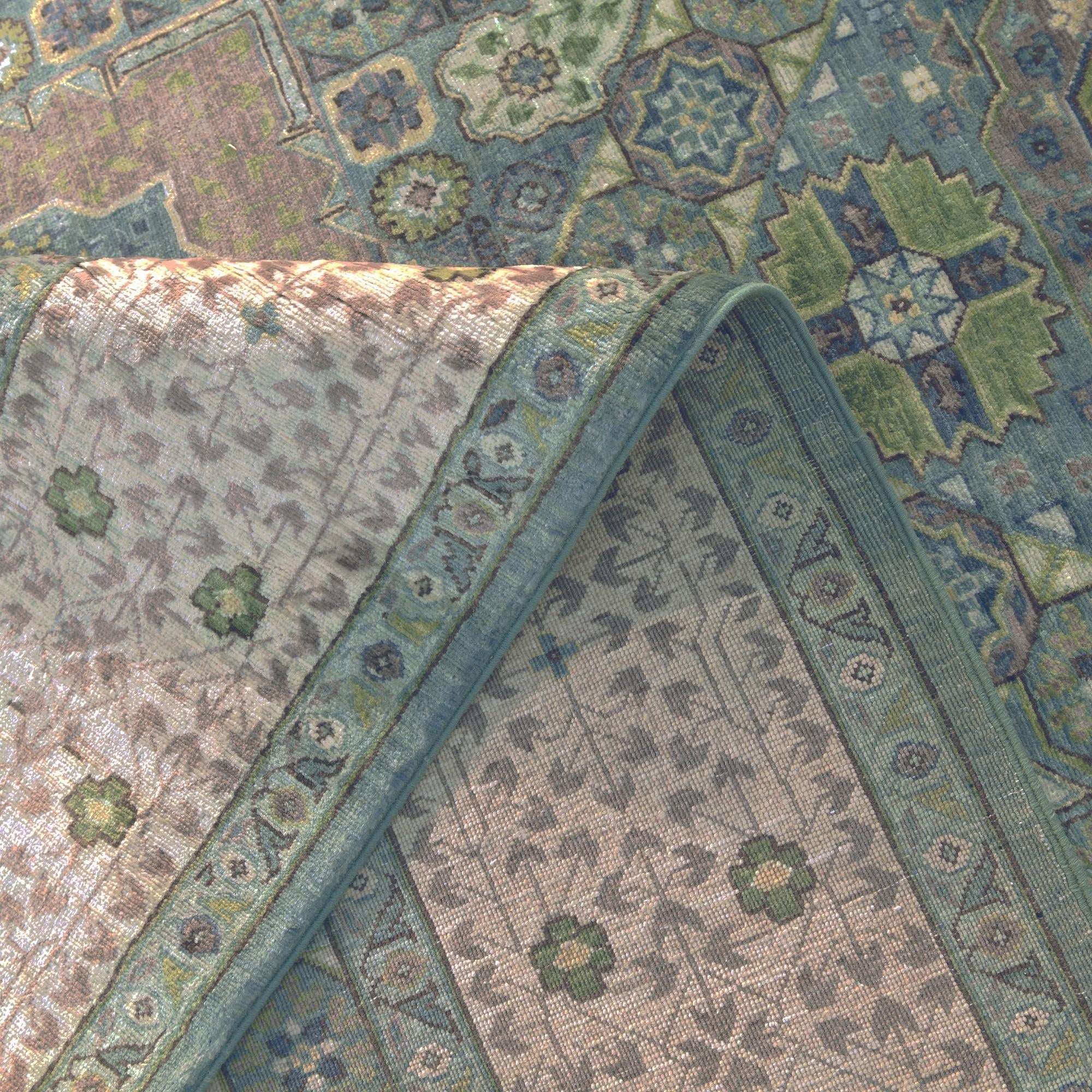 6' x 8' 9 Hand Knotted Mamluk Ziegler Rug