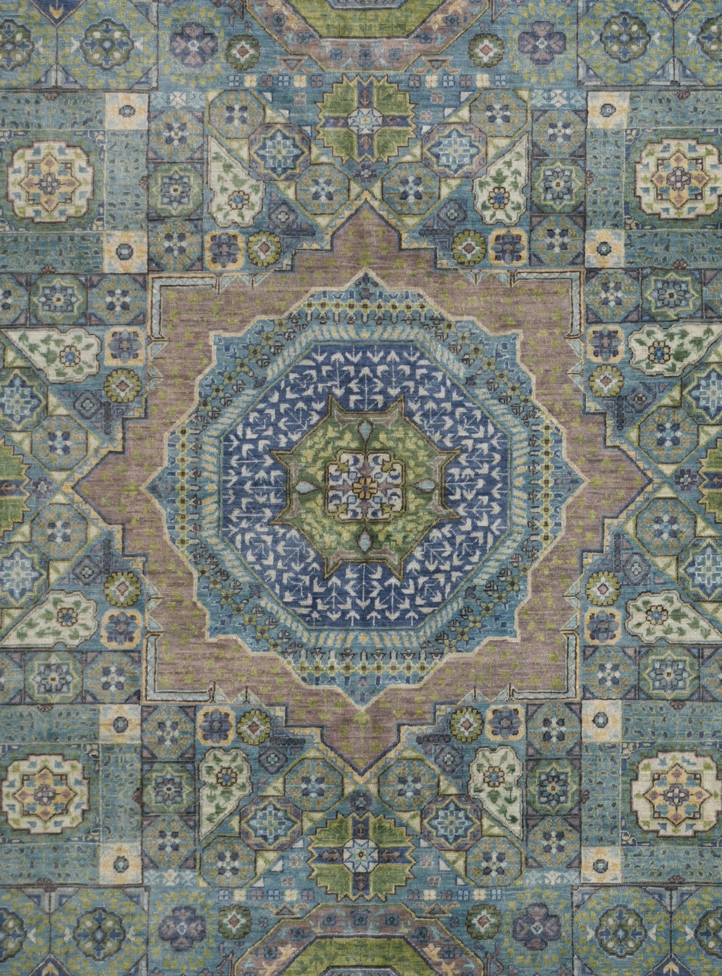 6' x 8' 9 Hand Knotted Mamluk Ziegler Rug