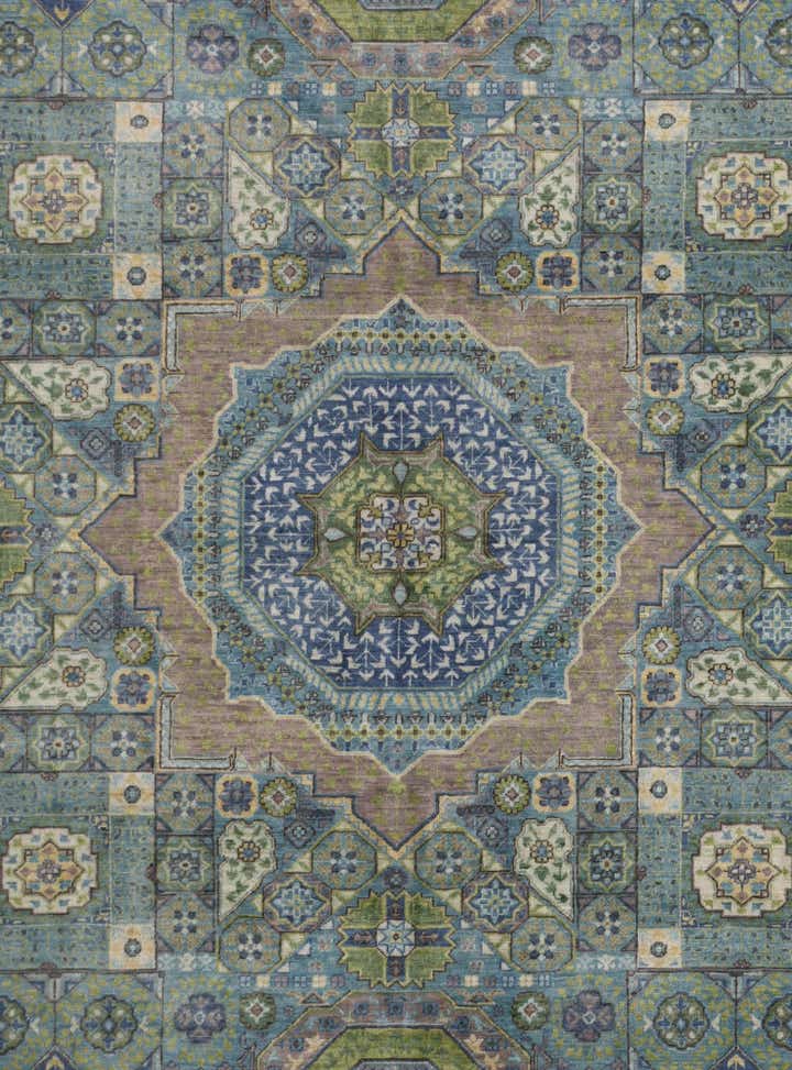 6' x 8' 9 Hand Knotted Mamluk Ziegler Rug