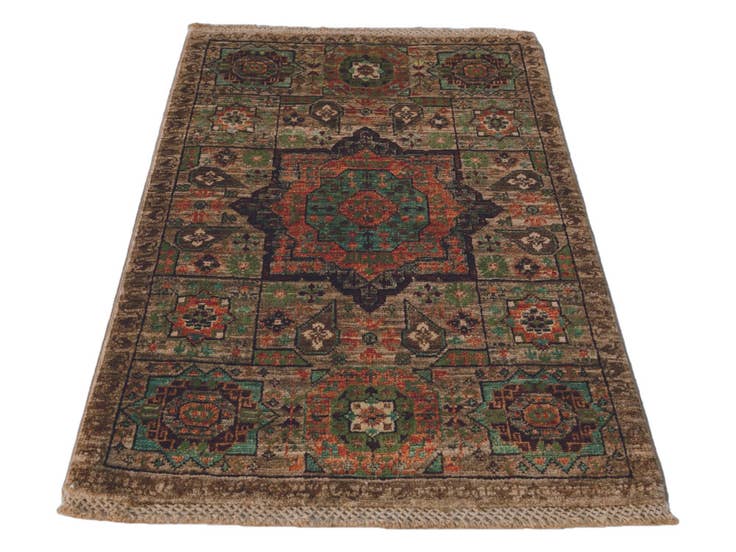 Detail image of 2' 2 x 3' 5 Hand Knotted Mamluk Ziegler Rug