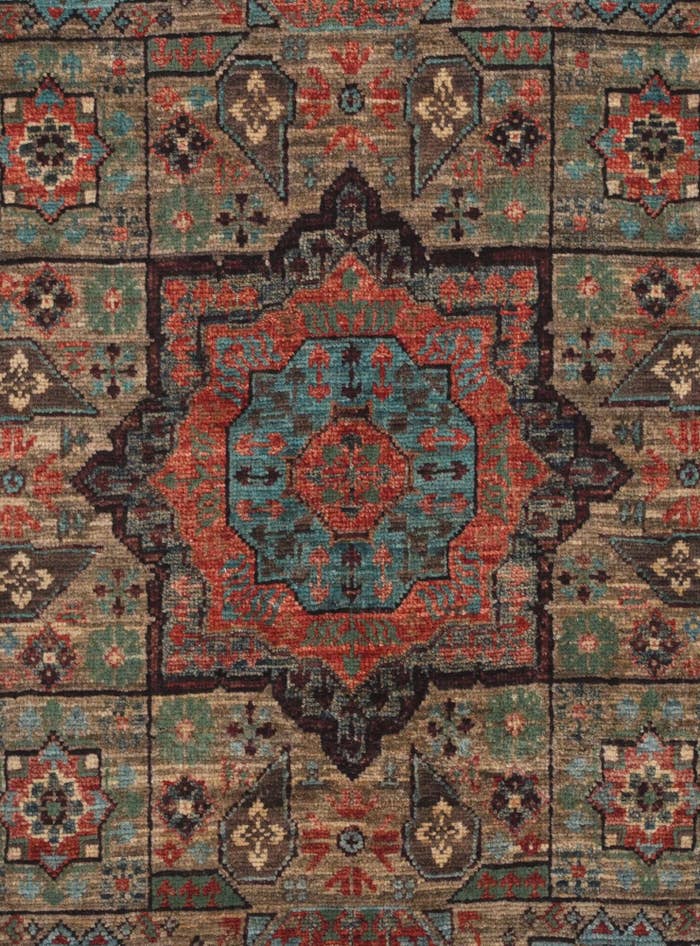 Detail image of 2' 2 x 3' 5 Hand Knotted Mamluk Ziegler Rug
