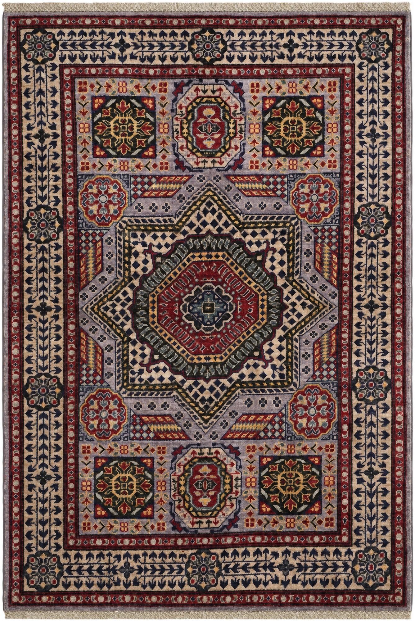 3' 6 x 5' Hand Knotted Mamluk Ziegler Rug