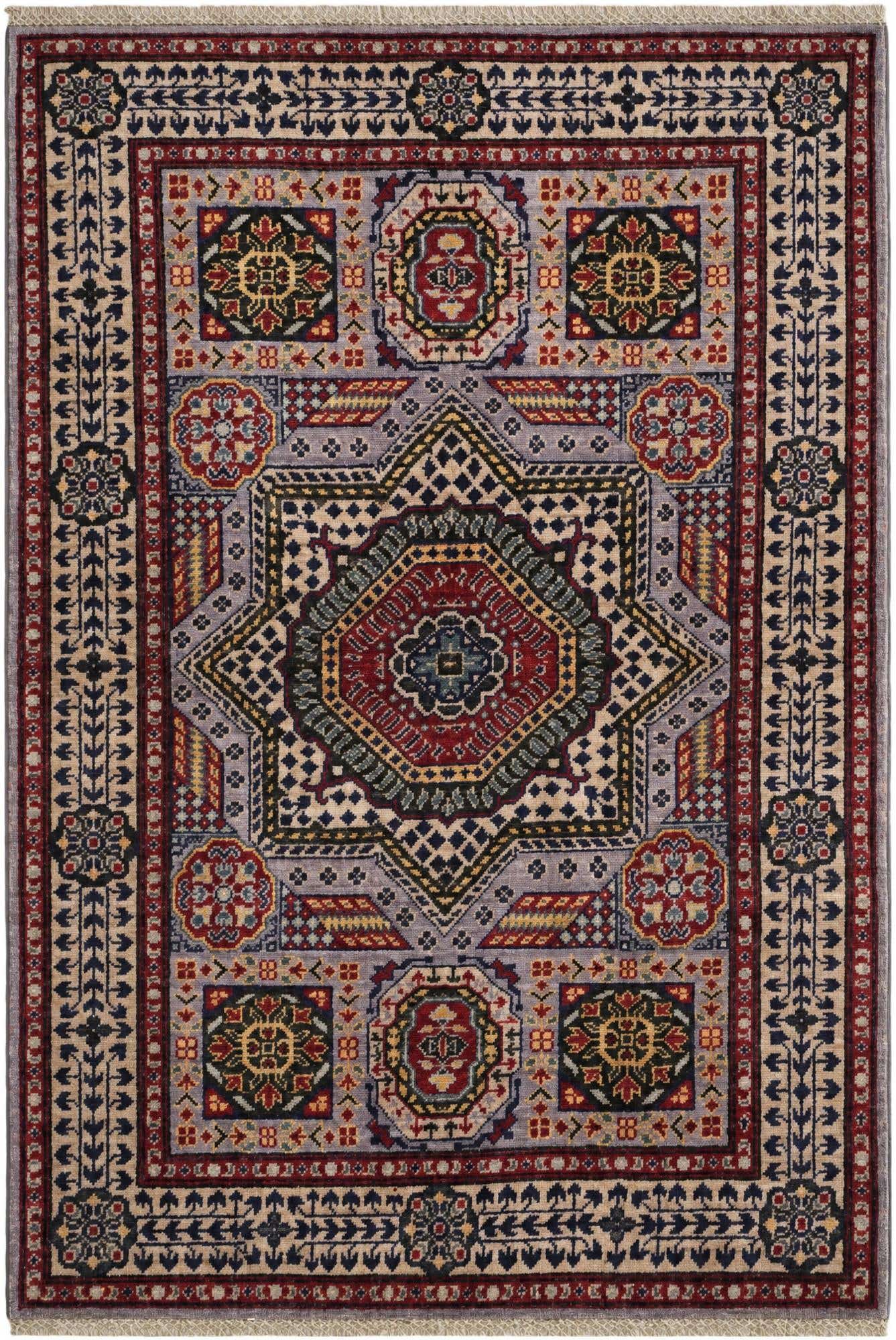3' 6 x 5' Hand Knotted Mamluk Ziegler Rug