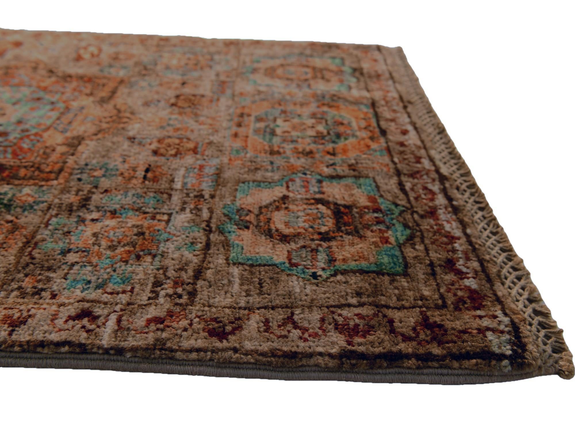 60cm x 85cm Hand Knotted Mamluk Ziegler Rug