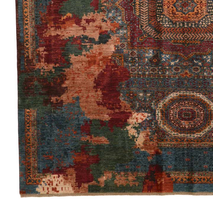 8' 10 x 9' 9 Hand Knotted Mamluk Ziegler Rug