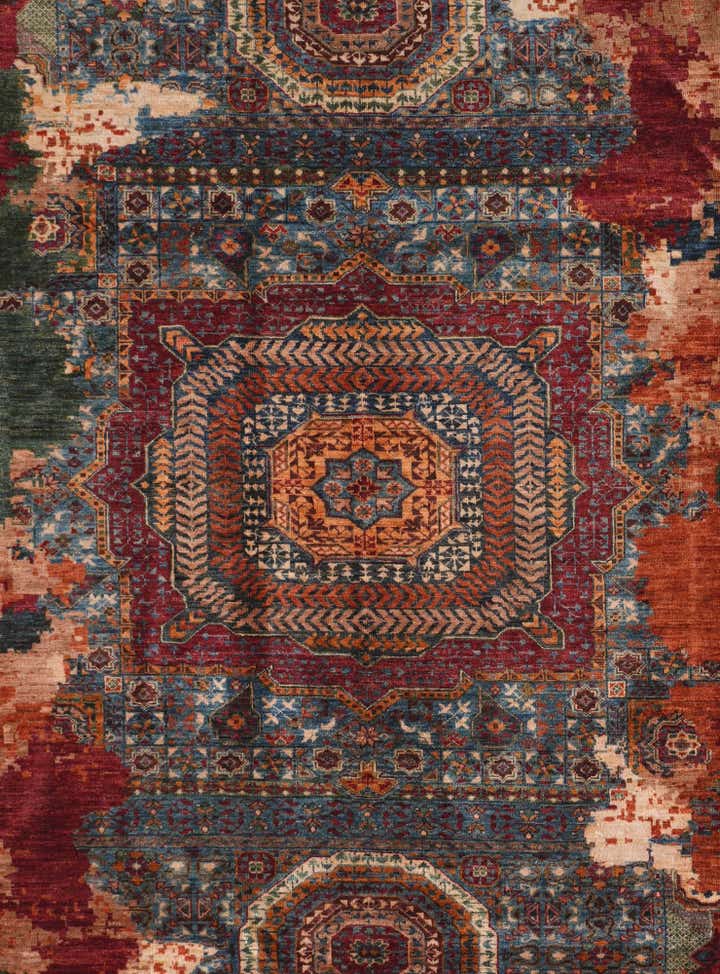 8' 10 x 9' 9 Hand Knotted Mamluk Ziegler Rug