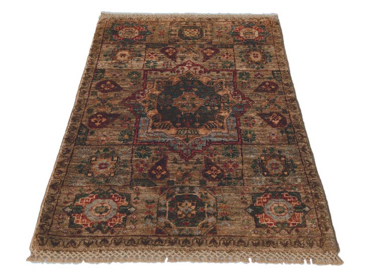 Detail image of 2' x 3' 3 Hand Knotted Mamluk Ziegler Rug
