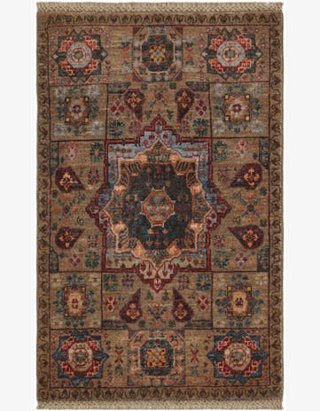 2' x 3' 3 Hand Knotted Mamluk Ziegler Rug